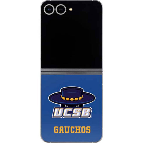 University of California-Santa Barbara UCSB Gauchos Blue Galaxy Z Flip6 Skin
